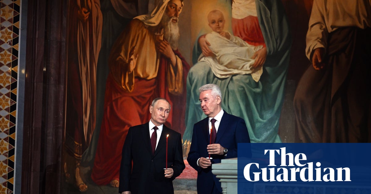 Shadow of war hangs over Orthodox Easter as Zelenskiy and Putin mark holiday - The Guardian