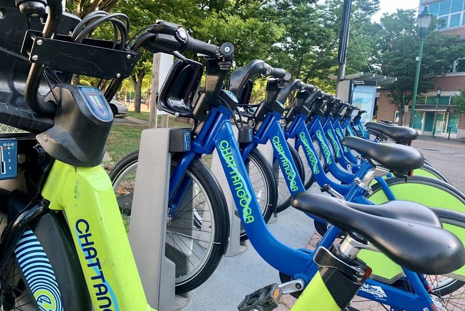 Chattanooga plans to expand bikeshare program after record growth - WRCB-TV