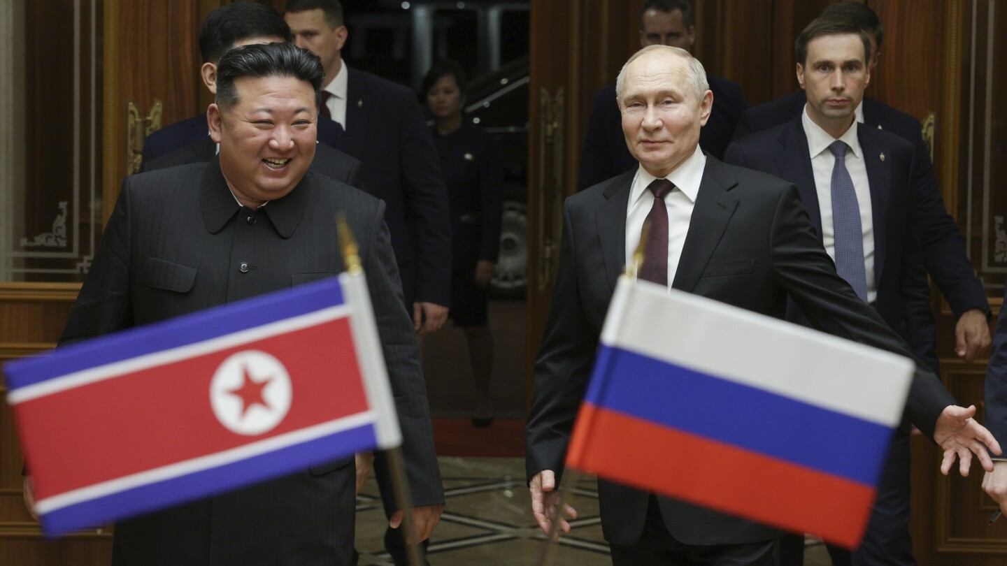 North Korea sends foreign minister to Russia as its troops train to fight in Ukraine - The Associated Press