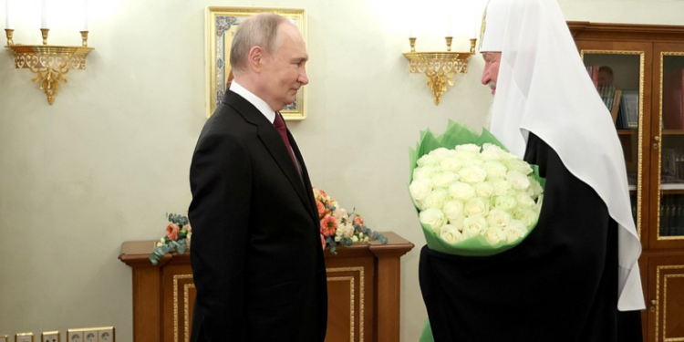 Russian President Vladimir Putin congratulates Patriarch of Moscow on his birthday - Orthodox Times - Orthodoxtimes.com