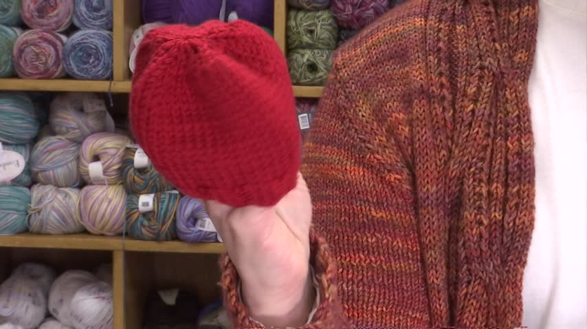 Local knitters make hats given to babies on Valentine’s Day